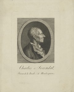 シャルル・ド・セコンダ、バロン・ド・モンテスキュー1689-1755、c。 1795年。