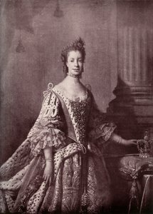 メクレンブルク=シュトレーリッツのシャーロット・ソフィア、ジョージ3世の女王コンソート、1761-1762、1919 作： Unbekannt