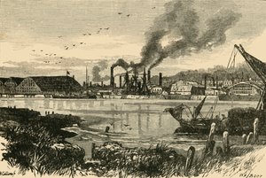 チャタムドックヤード、1898年。 作： Unbekannt