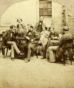 チェスとカード、c1850s 作： Unbekannt