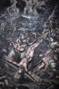 グラツィア教会（ガラティーナ、アプリア州） サン・ピエトロの磔刑を描いた絵画（ガラティーナ、イタリア 作： Unbekannt