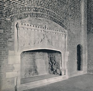1927年、リンカンシャー、タッターズホール城のチムニーピース 作： Unbekannt