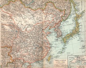 中国と日本、c1903、1904 作： Unbekannt