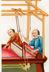 中国の絹織物、20世紀 作： Unbekannt