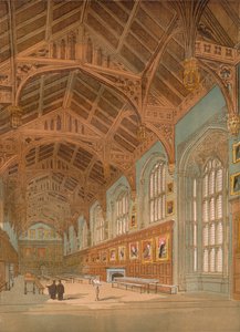 クライストチャーチホール、オックスフォード、c1845、1864