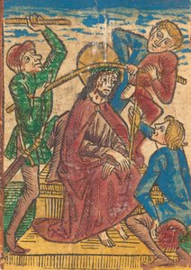 いばらの冠をかぶったキリスト、c。 1490年。 作： Unbekannt