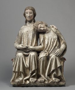 キリストと聖ヨハネ福音伝道者、1300-1320。 作： Unbekannt