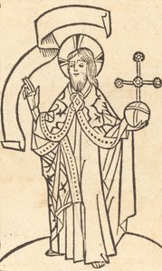 サルヴァトーレの前のキリスト、c。 1475年。