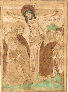 十字架上のキリスト、c。 14501460。 作： Unbekannt