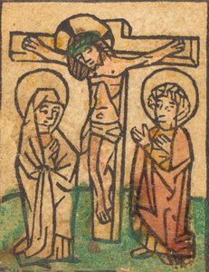 十字架上のキリスト、c。 1450年。 作： Unbekannt