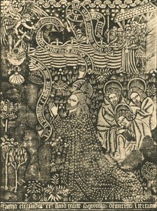 オリーブ山のキリストドットプリント、1915年。 作： Unbekannt