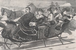 クリスマス ベルズ ハーパーズ ウィークリー Vol. XIII、1869 年 1 月 2 日。 作： Unbekannt