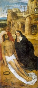 キリストの受難、聖アントニウスの祭壇画の細部、16 世紀 作： Unbekannt