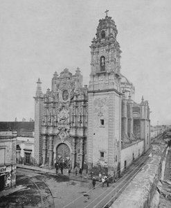 メキシコシティ、ラサンティスマ教会、c1897。 作： Unbekannt