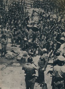 1943年6月、1945年6月、北アフリカのイギリス軍とのチャーチル。 作： Unbekannt