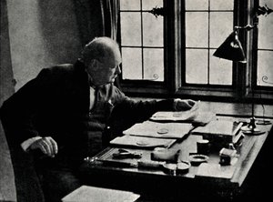 チャーチル・アット・ワーク、1940年代、1945年。 作： Unbekannt
