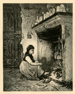 シンデレラ、1883年。 作： Unbekannt