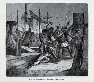 自分の兵士によって殺されたシナ1882 作： Unbekannt