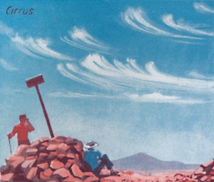 Cirrus-1935個の主要な雲の形、空、1935年 作： Unbekannt