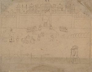 都市の風景 19世紀 作： Unbekannt