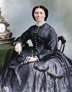 赤十字のアメリカ支部の創設者、クララバートン1821-1912 作： Unbekannt