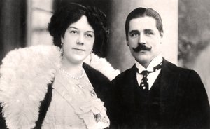 クララエレンバット1872-1936とケナーリーランフォード1870-1957、イギリスの歌手、1906 作： Unbekannt