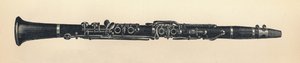 クラリネット、1895年。 作： Unbekannt
