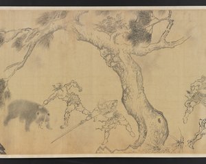 山林の開拓、15世紀。 作： Unbekannt
