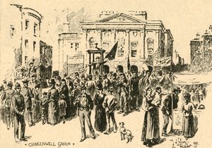 クラーケンウェルグリーン、ロンドン、c1890。 作： Unbekannt