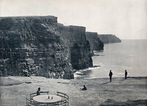 モハーの断崖-印象的な海岸シーン、1895 作： Unbekannt