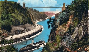 リーウッズ、ブリストル、c1940年代からクリフトン吊り橋 作： Unbekannt