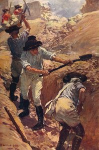 アーコットの塹壕のクライヴ、1751年1912年 作： Unbekannt