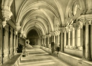 回廊、ハイリゲンクロイツ修道院、低いオーストリア、c1935。 作： Unbekannt