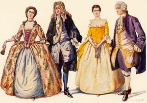 アン女王とジョージ1世の服の治世、1702-1725年、1903年、1937年。 作： Unbekannt