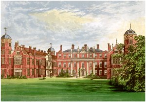 ケント州コブハムホール、ダーンリー伯爵の家、c1880 作： Unbekannt