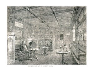 セントジョンズゲートのコーヒールーム、1878年 作： Unbekannt