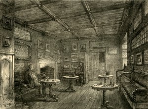 セントジョンズゲートのコーヒールーム、1872年。