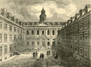 医師の大学、ワーウィックレーン。四角形の内部、c1872。 作： Unbekannt