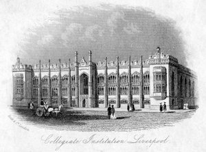 大学機関、リバプール、c1870s 作： Unbekannt