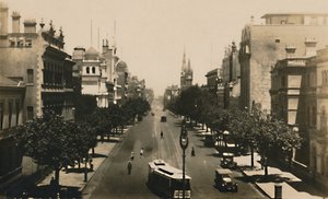 コリンズストリート、メルボルン、オーストラリア、c1920s。