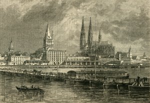 ケルン、1881年。 作： Unbekannt