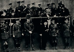 1919年、1945年の植民地軍のロンドン行進。 作： Unbekannt