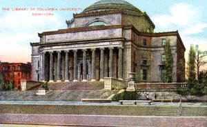 コロンビア大学図書館、アメリカ、ニューヨーク、c1900s 作： Unbekannt