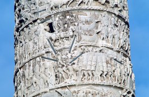 マルクスアウレリウス、詳細、コロンナ広場、ローマの列 作： Unbekannt