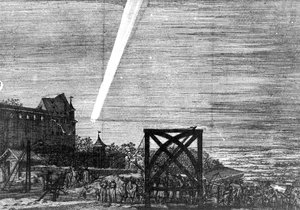 1680年12月の彗星、キルヒ、1681年 作： Unbekannt
