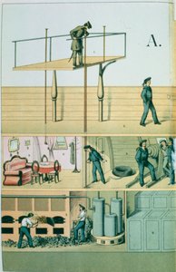 1882年にスピーチチューブでコミュニケーション 作： Unbekannt