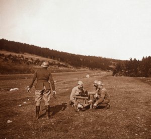 コミュニケーション、北フランス、ジェニコルト、c1914-c1918 作： Unbekannt