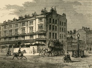 Connaught Place、c1876。 作： Unbekannt