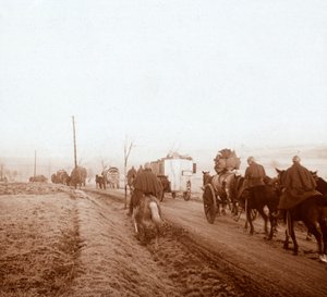 コンボイ、フランス北部、ジェコート、1916 作： Unbekannt