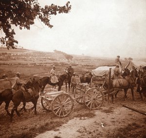 コンボイ、フランス北部、ジェコート、1916 作： Unbekannt